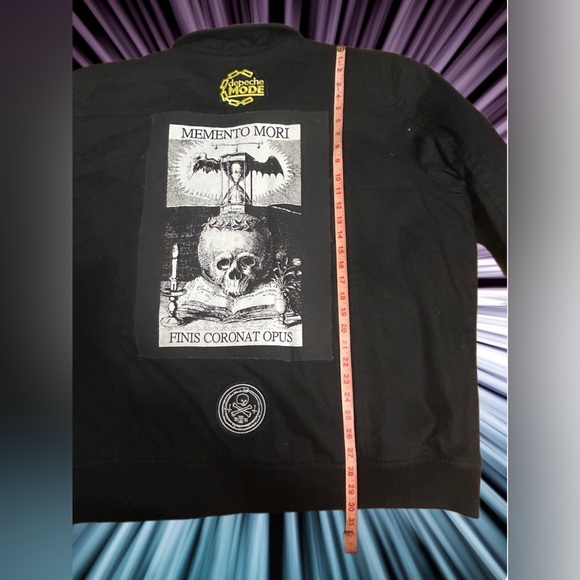 Depeche Mode Memento Morí Tour Custom Black Military Jacket - Like New 3XL - Picture 7 of 12